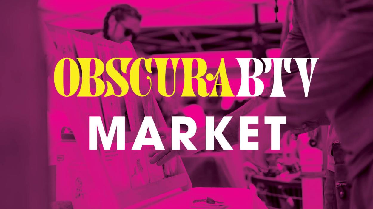 Obscura BTV Market against. pink backdrop