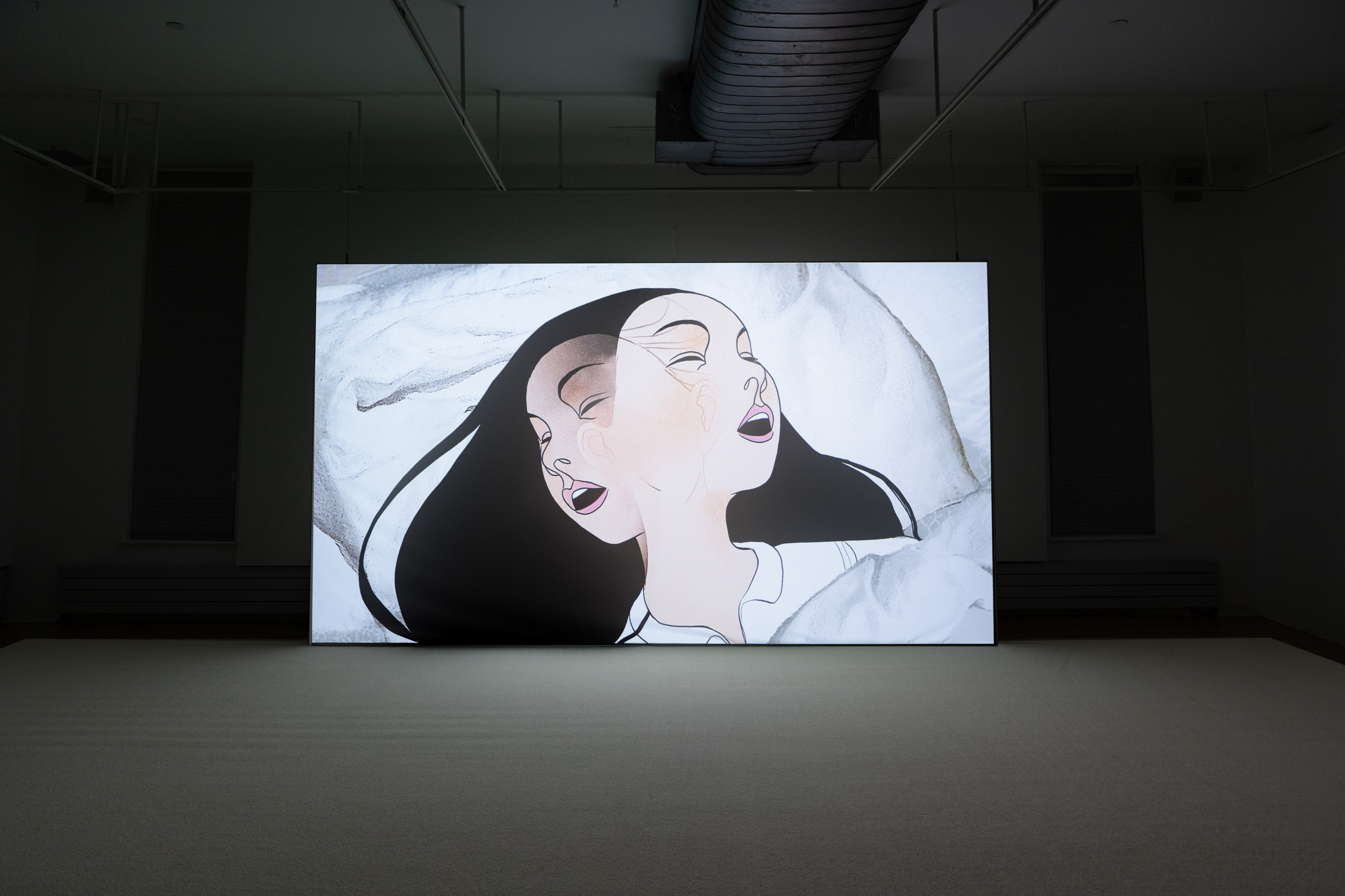 A still from Rachel Rose's Lake Valley