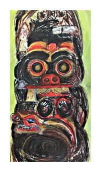 webster_sharon_willing_to_fight_black_bear_totem_sharon_webster_26_in_x_48_in_oil_pastels_watercolor_mixed_media_2.jpg