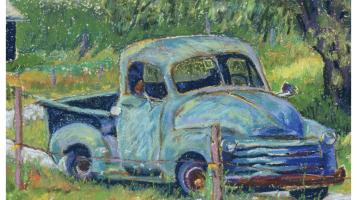 mcdougall_belle_georges_truck_9x12