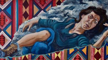michelle_dierdra_in_her_arms_2017_acrylic_on_panel_framed_24x48_2500