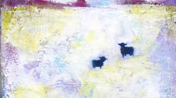 turbidemichelle3060minipurplehseepacryliccanvas8x880