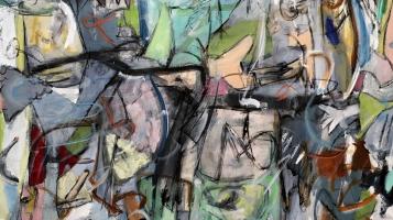 vogler._things_are_complicated_-_oil_charcoal_and_enamel_on_canvas_36x36_2018_2700