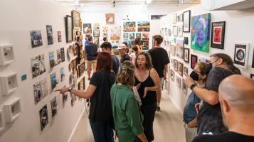 Community members gathered at BCA Center