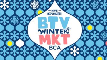A graphic for the BTV Winter Market