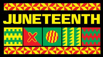 African inspired quilt-like graphic design