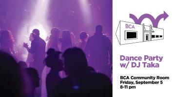 art hop dance party graphics