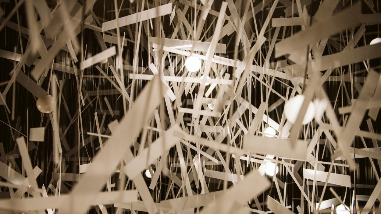 Clay Mohrman Radiant Thought, BCA Center installation, 2020-2021