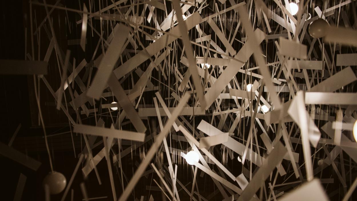 Clay Mohrman Radiant Thought, BCA Center installation, 2020-2021