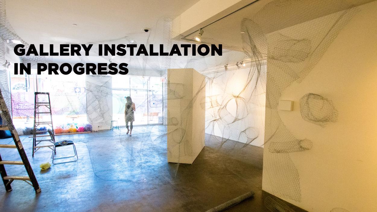 Gallery Installation in Progress