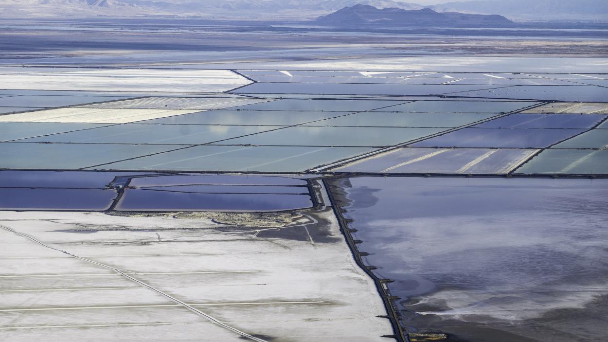 Photo by Sallie Dean Shatz of an evaporation pool