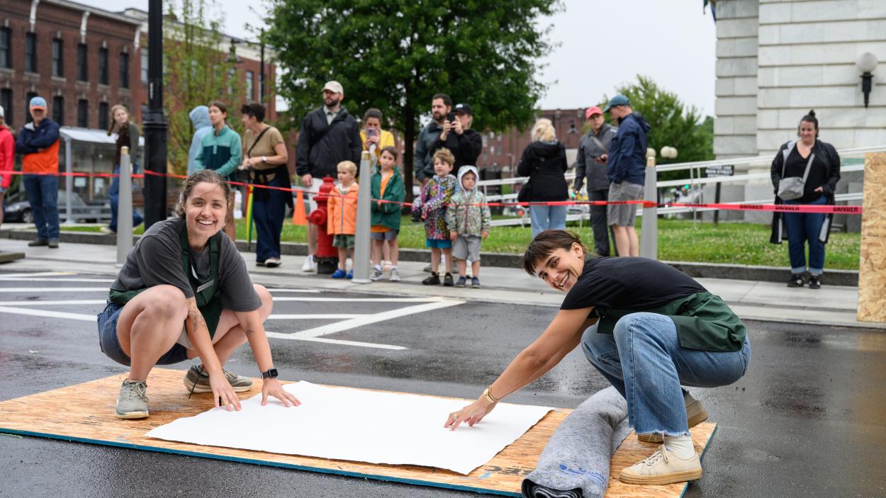 Main St Block Print Party
