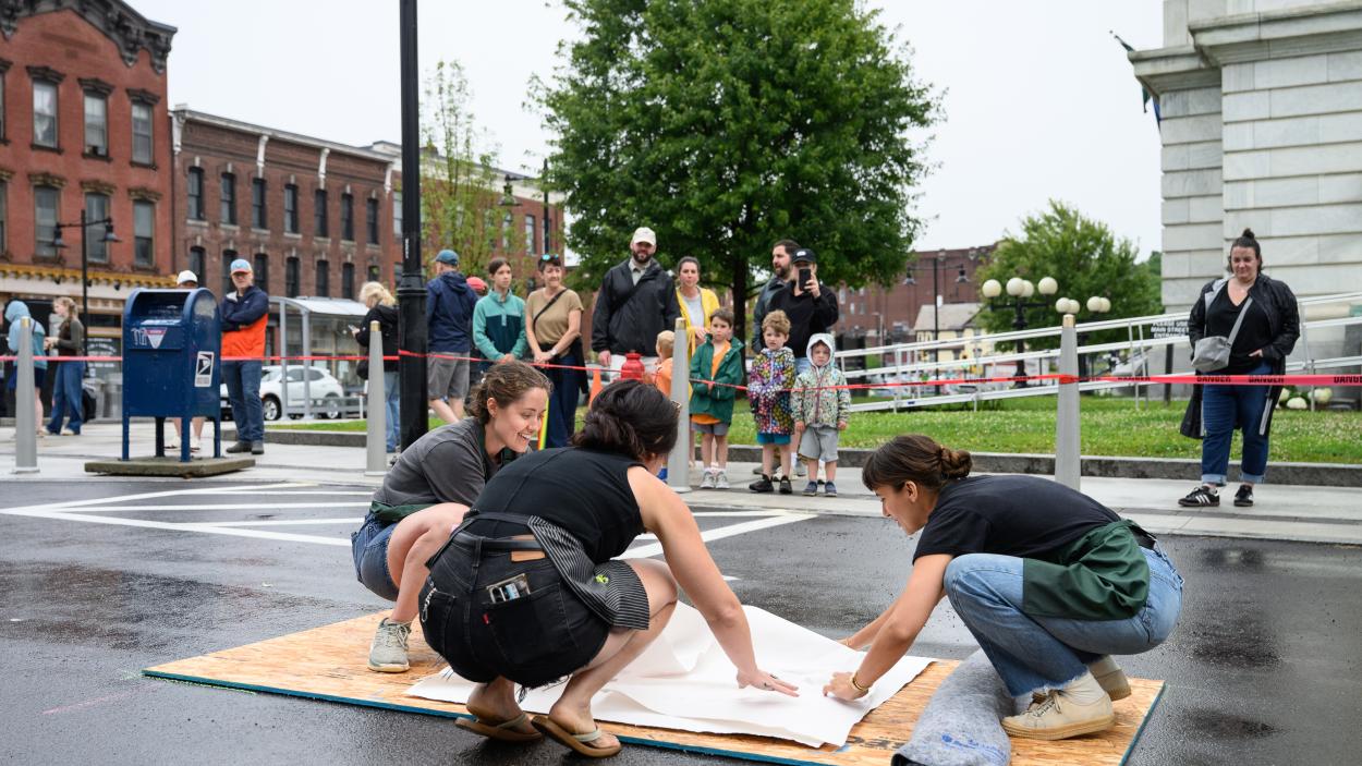 Main St Block Print Party