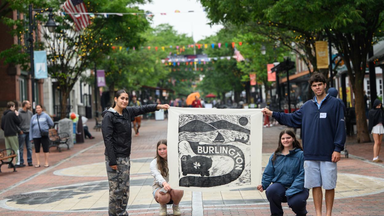 Main St Block Print Party